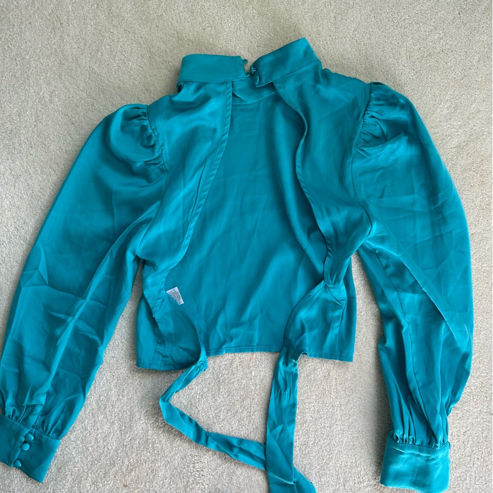 Adelyn Rae Turquoise Top - Picture 2 of 4